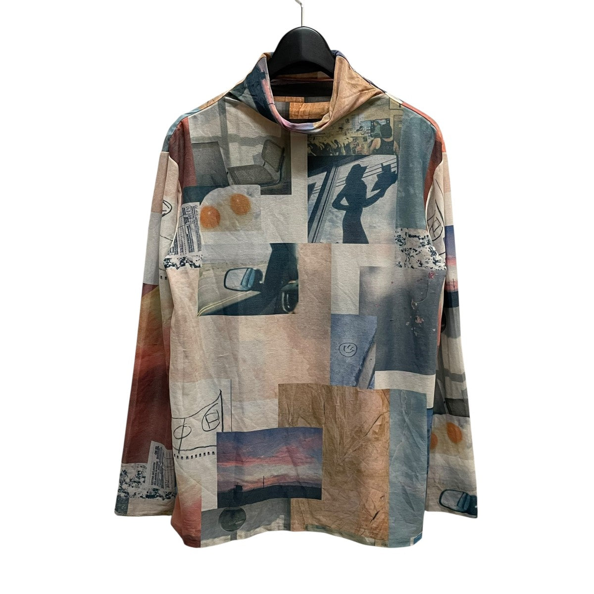 PHEENY◆半袖カットソー/FREE/コットン/BLU/GRY/ボーダー/PS23-CS06 PHEENY(フィーニー) ボーダー半袖Tシャツ PS23-CS06 グリーン