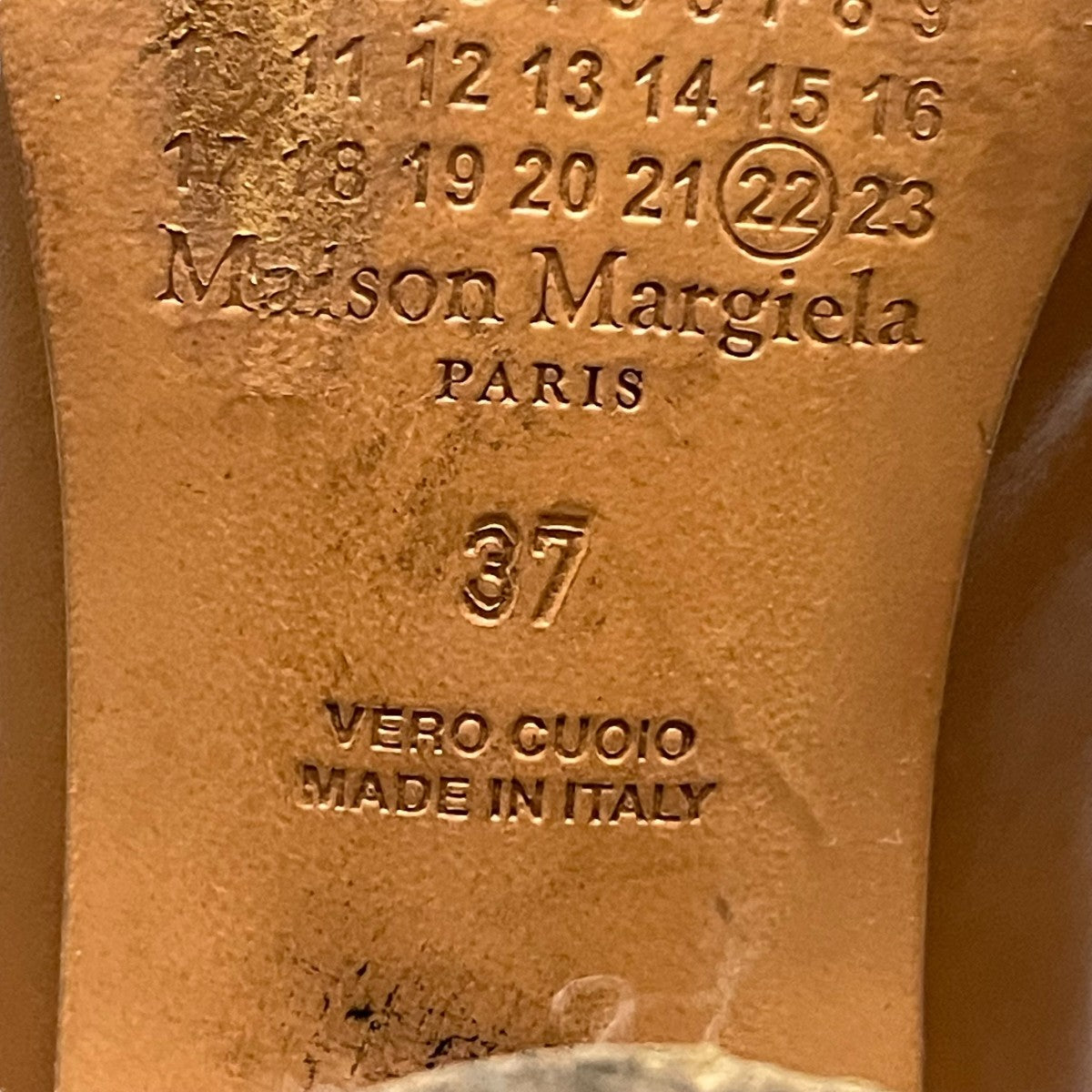 Maison Margiela 足袋シューズ ライトブラウン サイズ41 Maison Margiela（メゾンマルジェラ）中古・古着オンライン通販