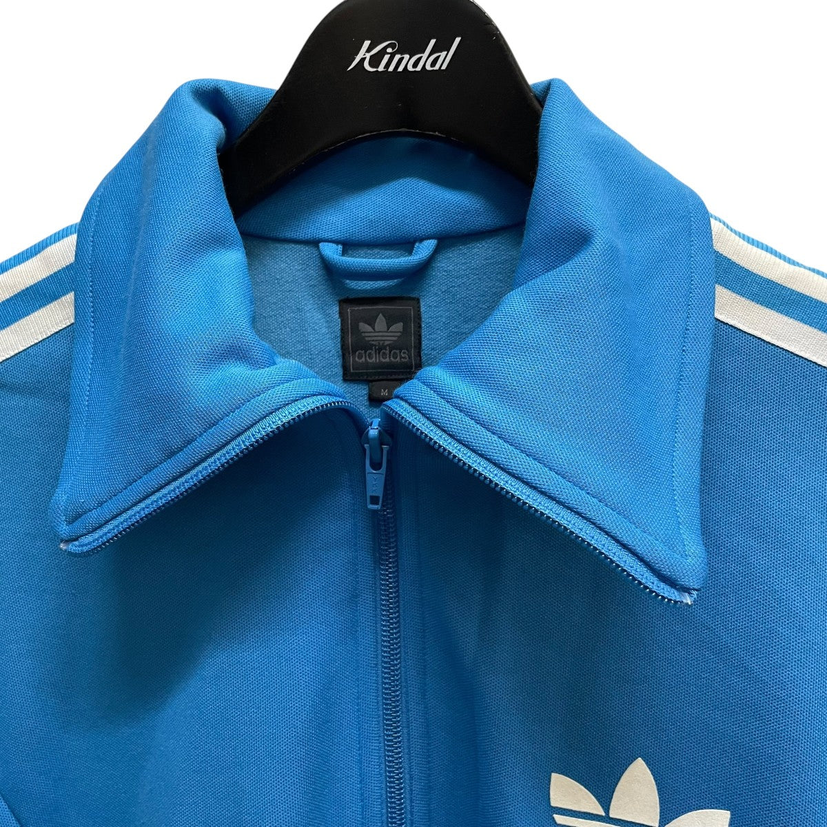 6018_1 adidas トラックジャケット ブルー/チャコールグレー 2XO adidas(アディダス) トラックジャケット ブルー サイズ M