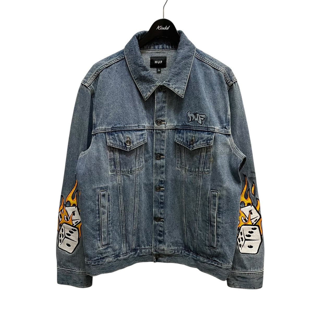 HUF グレー ジャケット Lサイズ HUF (ハフ) ジャケット COYOTE TRAIL ANORAK JACKET アノラック
