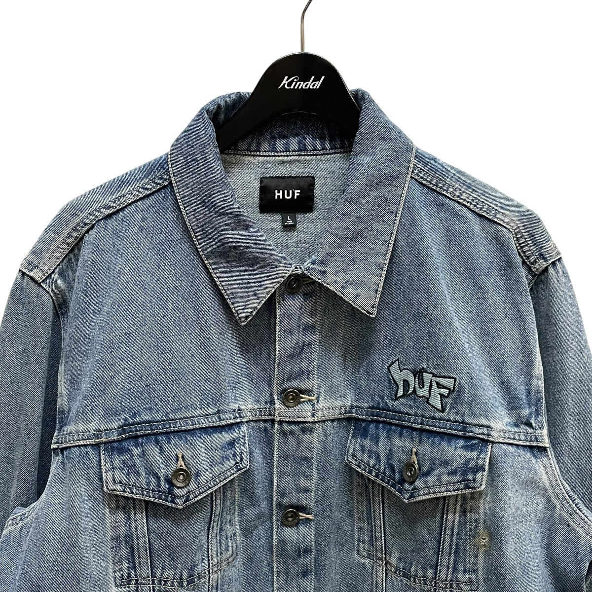 HUF(ハフ) 23SSDICEY DENIM JACKETデニムジャケット インディゴ