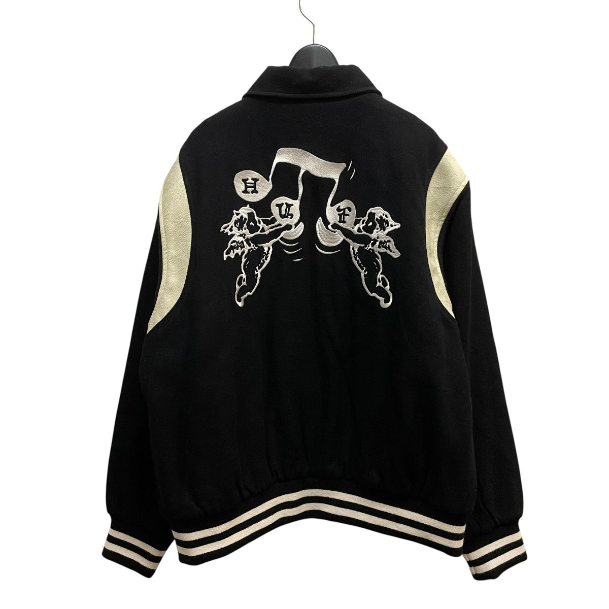 最終値下げ！HUF　ハフ　ウールスタジャン　23AW　刺繍　完売モデル L 最終値下げ！HUF ハフ ウールスタジャン 23AW 刺繍 完売モデル L