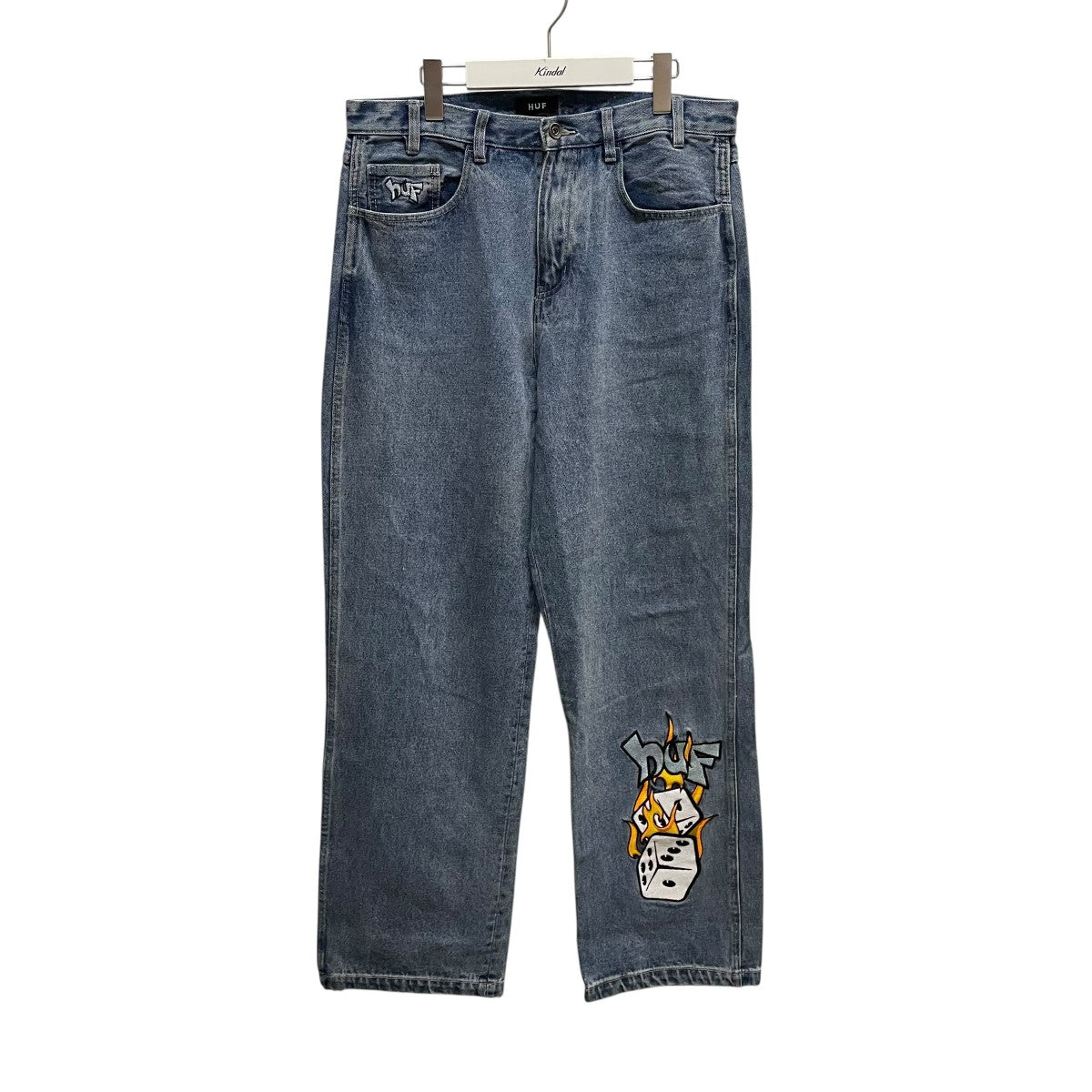 HUF(ハフ) PLANTLIFE PAINTER PANTレザーパンツ ブラウン サイズ