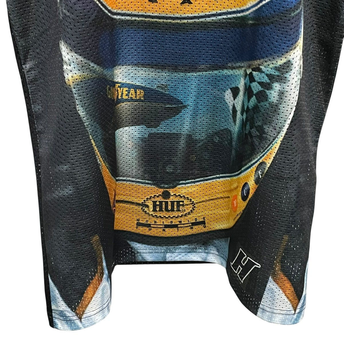 HUF×GOODYEAR 23SSFINAL LAP JERSEY半袖カットソーKN00469 古着・中古-4枚目のアイテム画像
