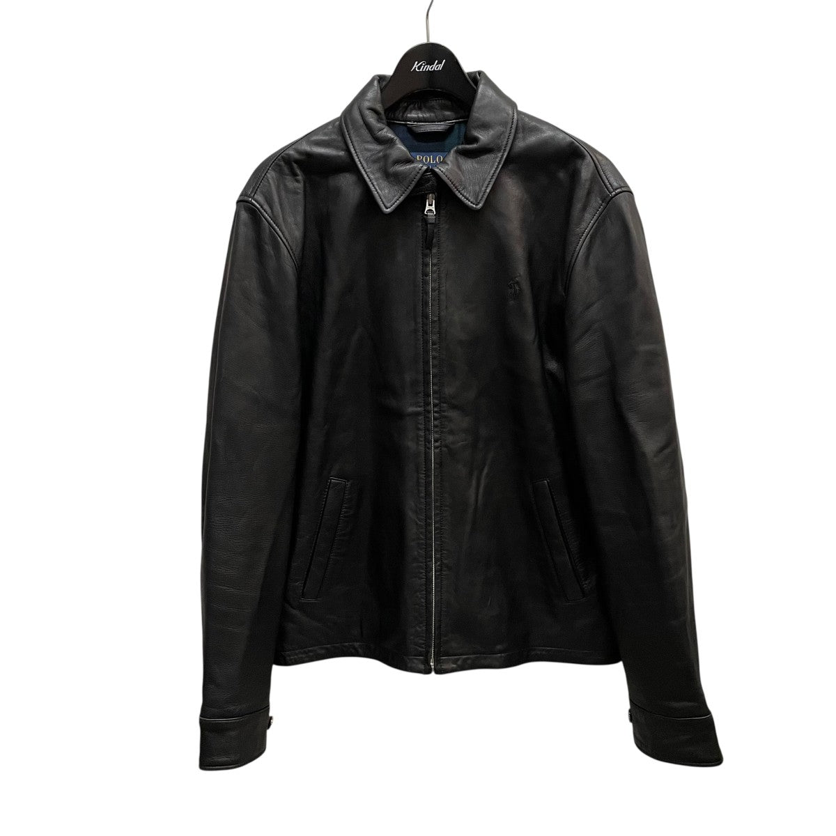 Polo Ralph Lauren ブラック ジャケット XSサイズ RALPH LAUREN(ラルフローレン) レザージャケット ブラック