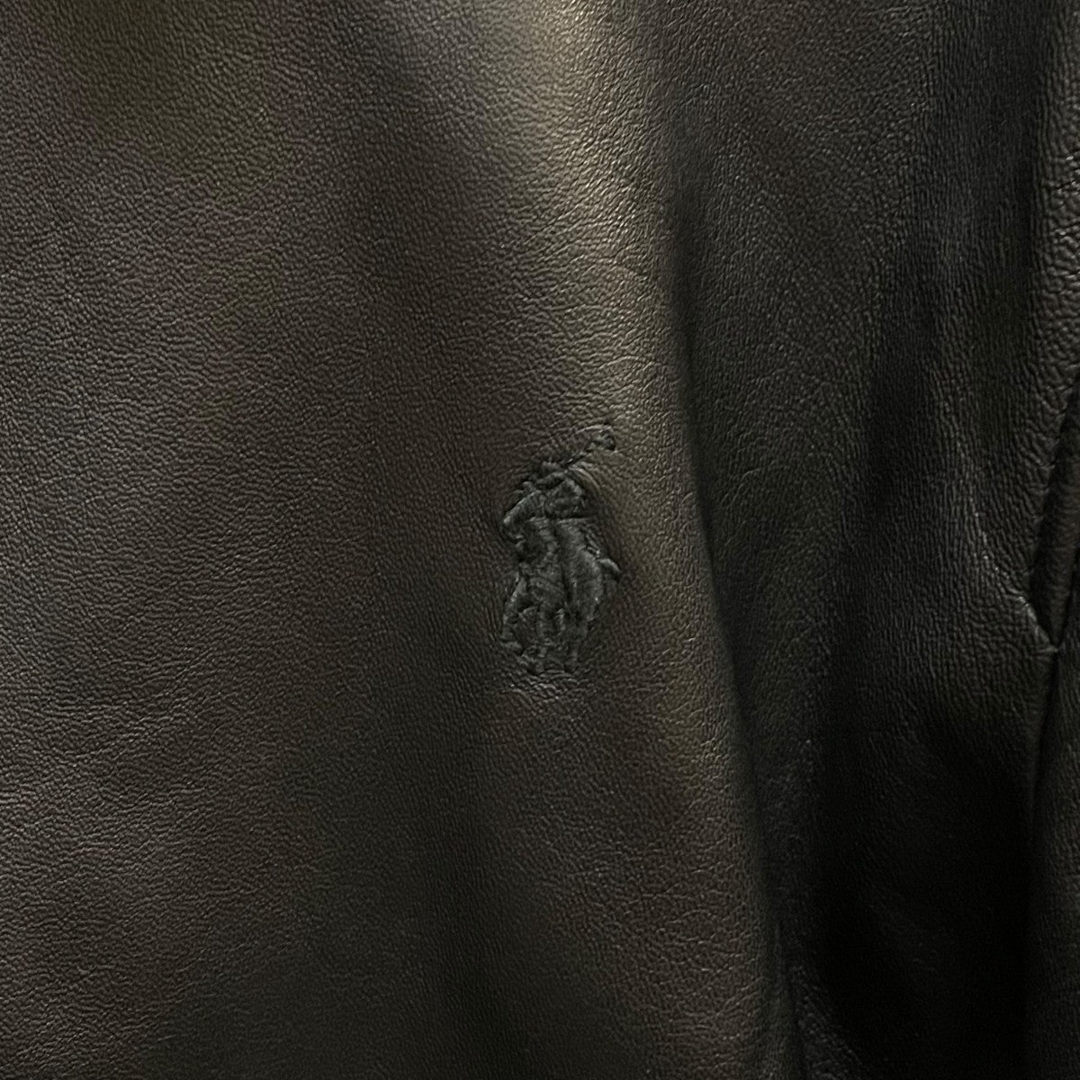 RALPH LAUREN(ラルフローレン) レザージャケット ブラック サイズ S