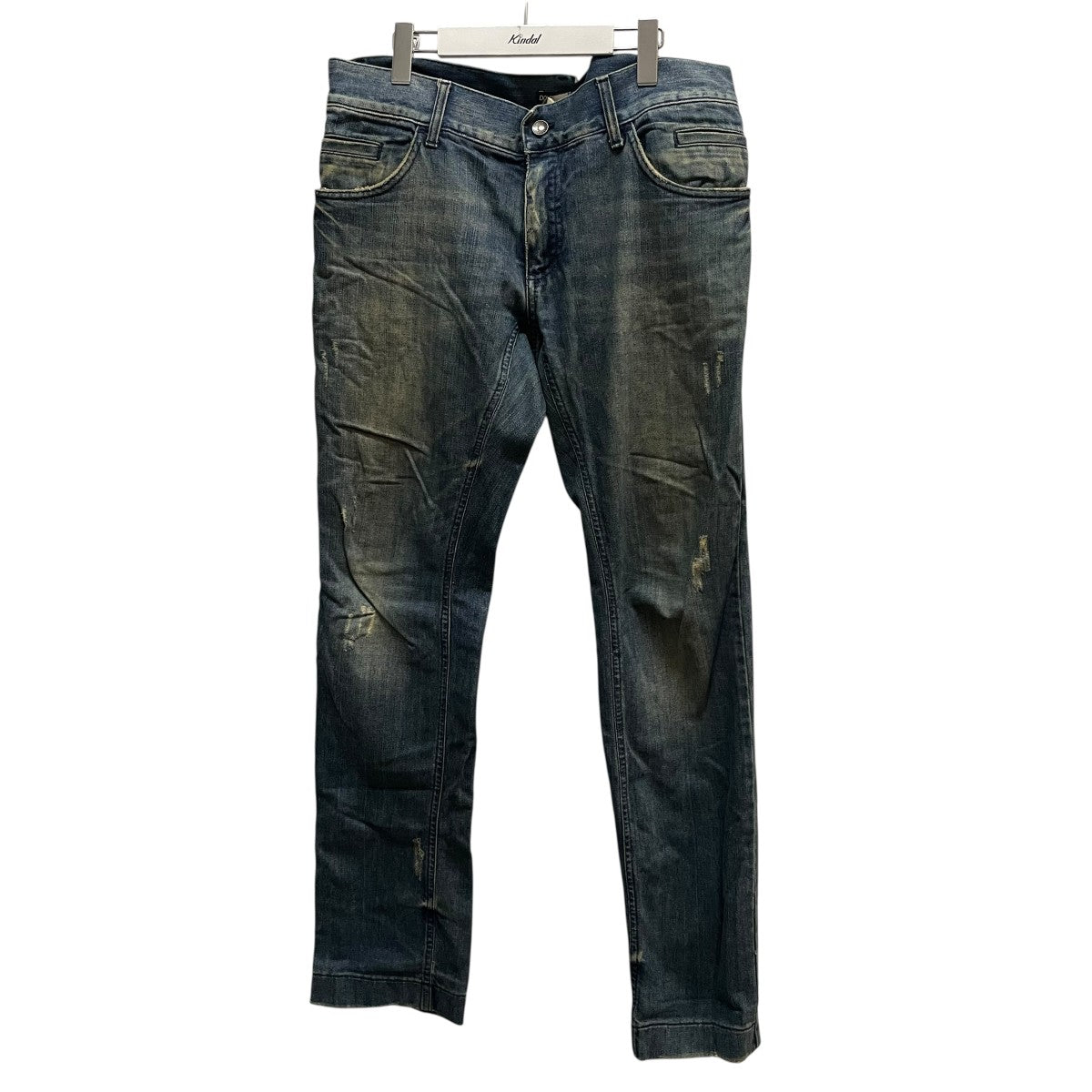 DOLCE & GABBANA ダメージジーンズ 52 DOLCE&GABBANAデニムダメージジーンズパンツドルチェ&ガッバーナ