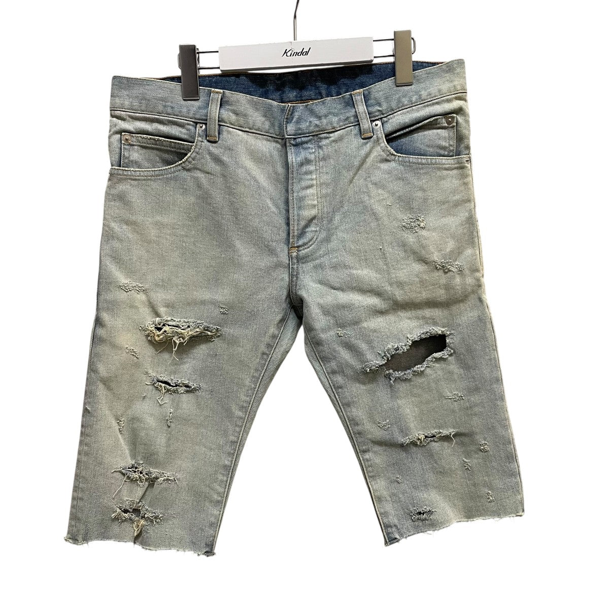 BALMAIN デニムハーフパンツS8h5008T022 古着・中古-1枚目のアイテム画像
