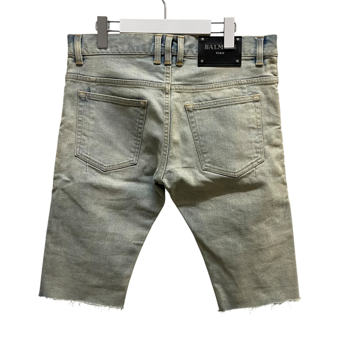 BALMAIN デニムハーフパンツS8h5008T022 古着・中古-2枚目のアイテム画像