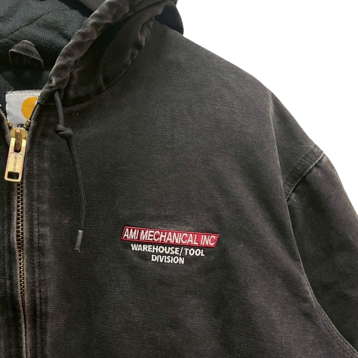 希少 カーハート アクティブジャケット ブラック L メキシコ製 古着 CarHartt(カーハート) メキシコ製アクティブジャケット