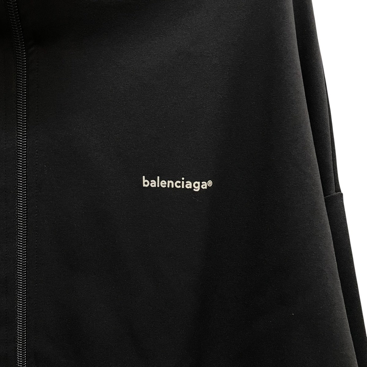 【極上美品】BALENCIAGAバレンシアガ　ドラックジャケットブルゾンブラック BALENCIAGA(バレンシアガ) トラックジャケットUP57 2017 00191