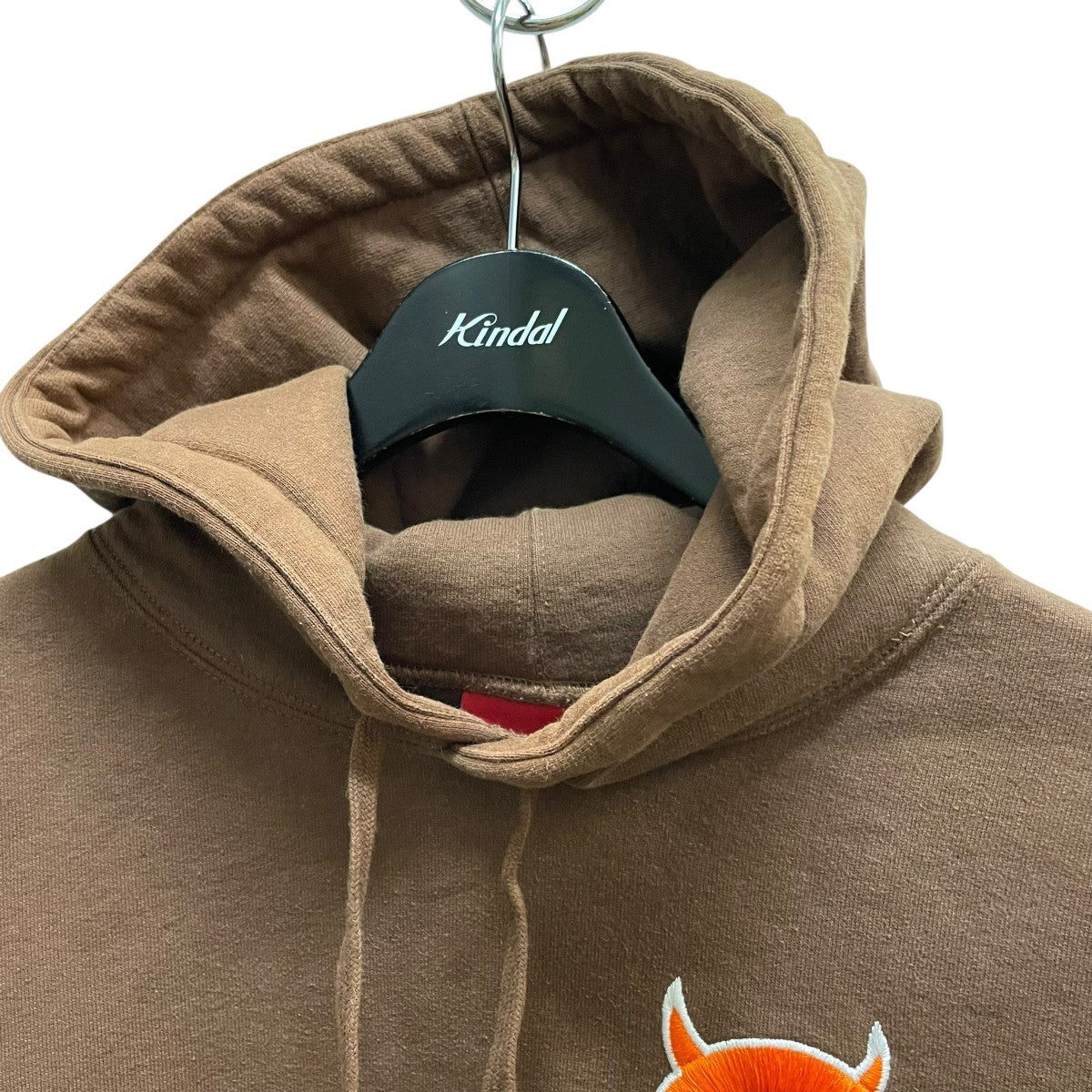 SUPREME ブラウン パーカー Sマーク　ツノSロゴ Supreme(シュプリーム) ツノSロゴパーカー ブラウン サイズ S