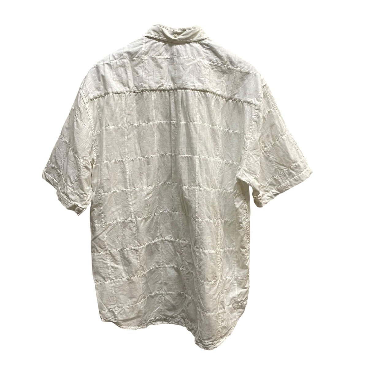 supreme 半袖　ニット　シャツ Supreme×GOODENOUGH Patchwork shirt半袖シャツ ホワイト サイズ