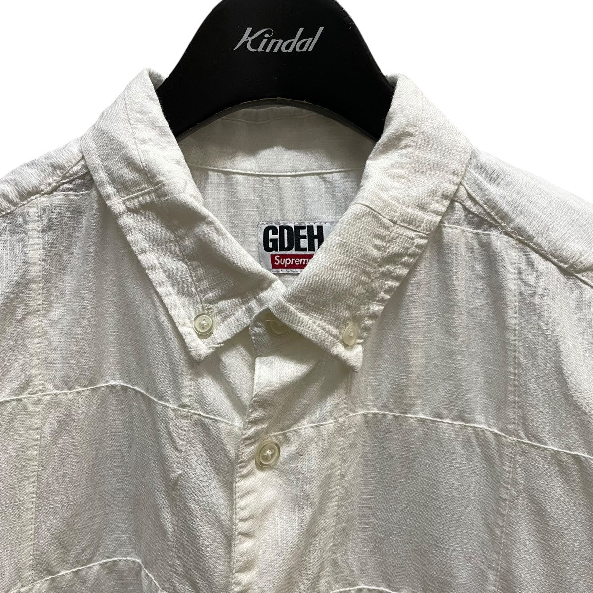 Supreme×GOODENOUGH Patchwork shirt半袖シャツ 古着・中古-3枚目のアイテム画像