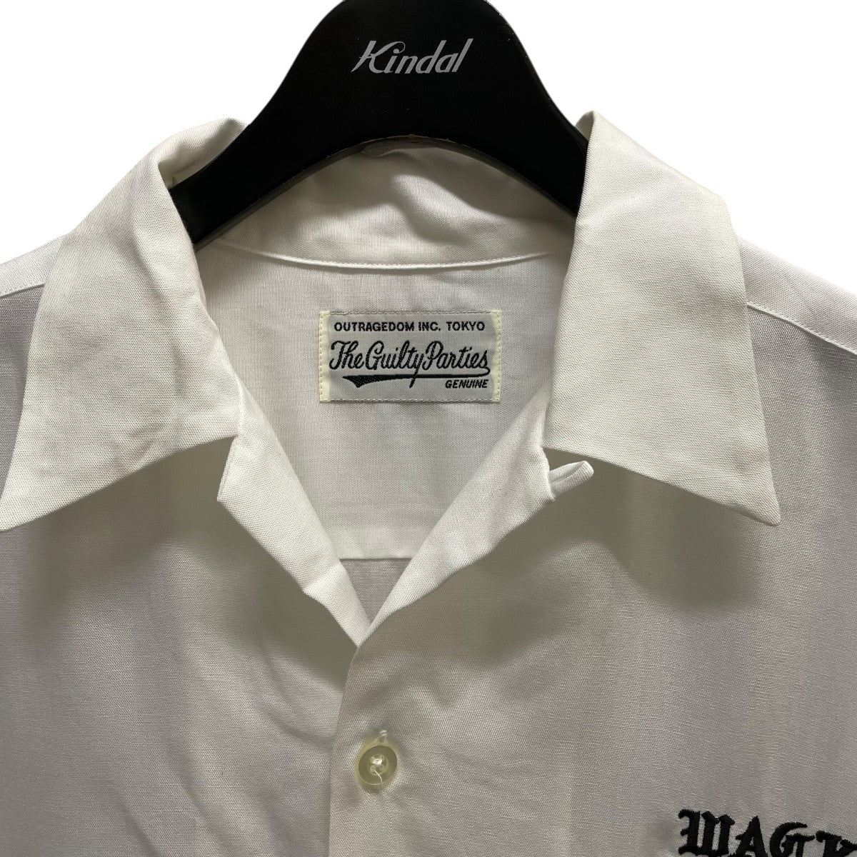 【WACKO MARIA】半袖シャツ L WACKO MARIA(ワコマリア) 50'S OPEN COLLAR SHIRT S／S半袖