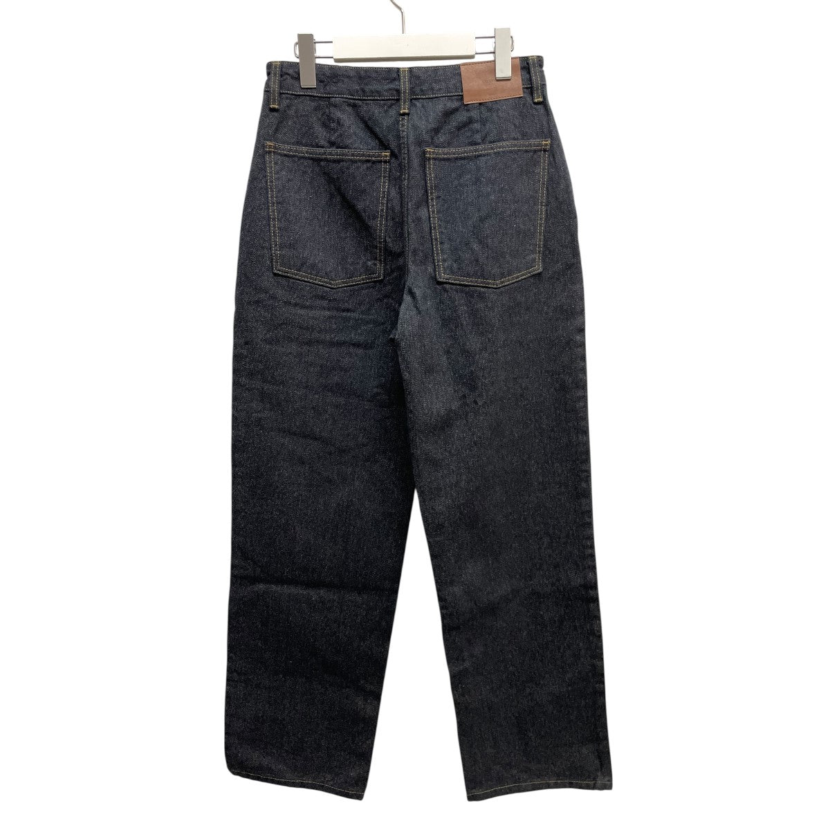 POINT BUTTON INDIGO DENIM PANTS
