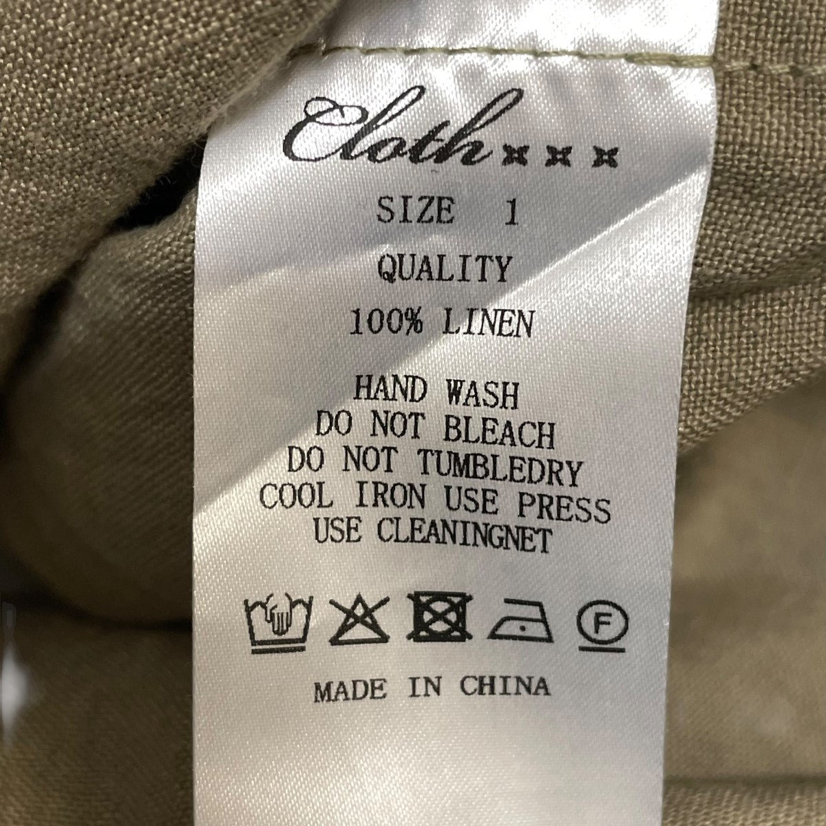 CLOTH＆CROSS リネンワンピース 古着・中古-6枚目のアイテム画像