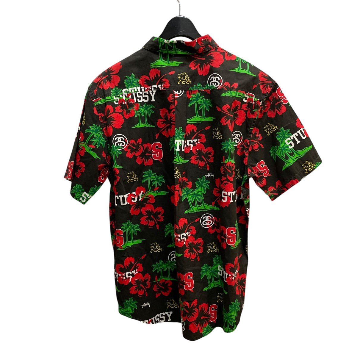 stussy(ステューシー) 半袖柄シャツ ブラック サイズ L｜【公式