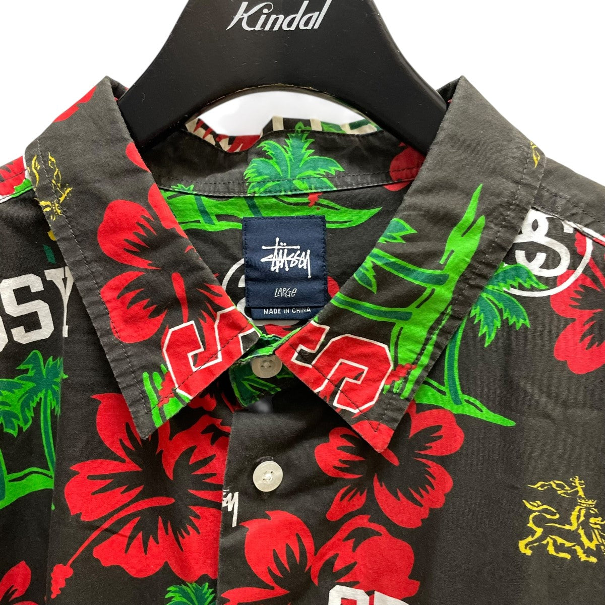 stussy(ステューシー) 半袖柄シャツ ブラック サイズ L｜【公式