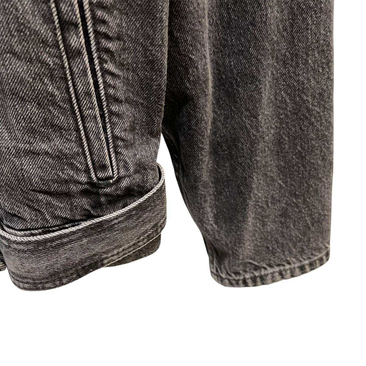 LEVI'S ダークグレー デニムジャケット 送料込 Levi's Premium ダークグレー デニムジャケット M|mercari