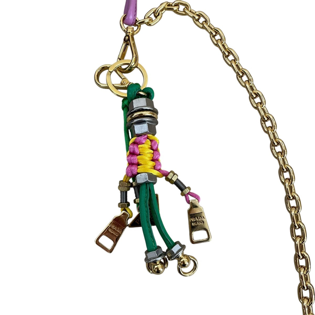 ✨美品✨PRADA（プラダ）真鍮製 チャームストラップ ✨美品✨PRADA（プラダ）真鍮製 チャームストラップ - メルカリ