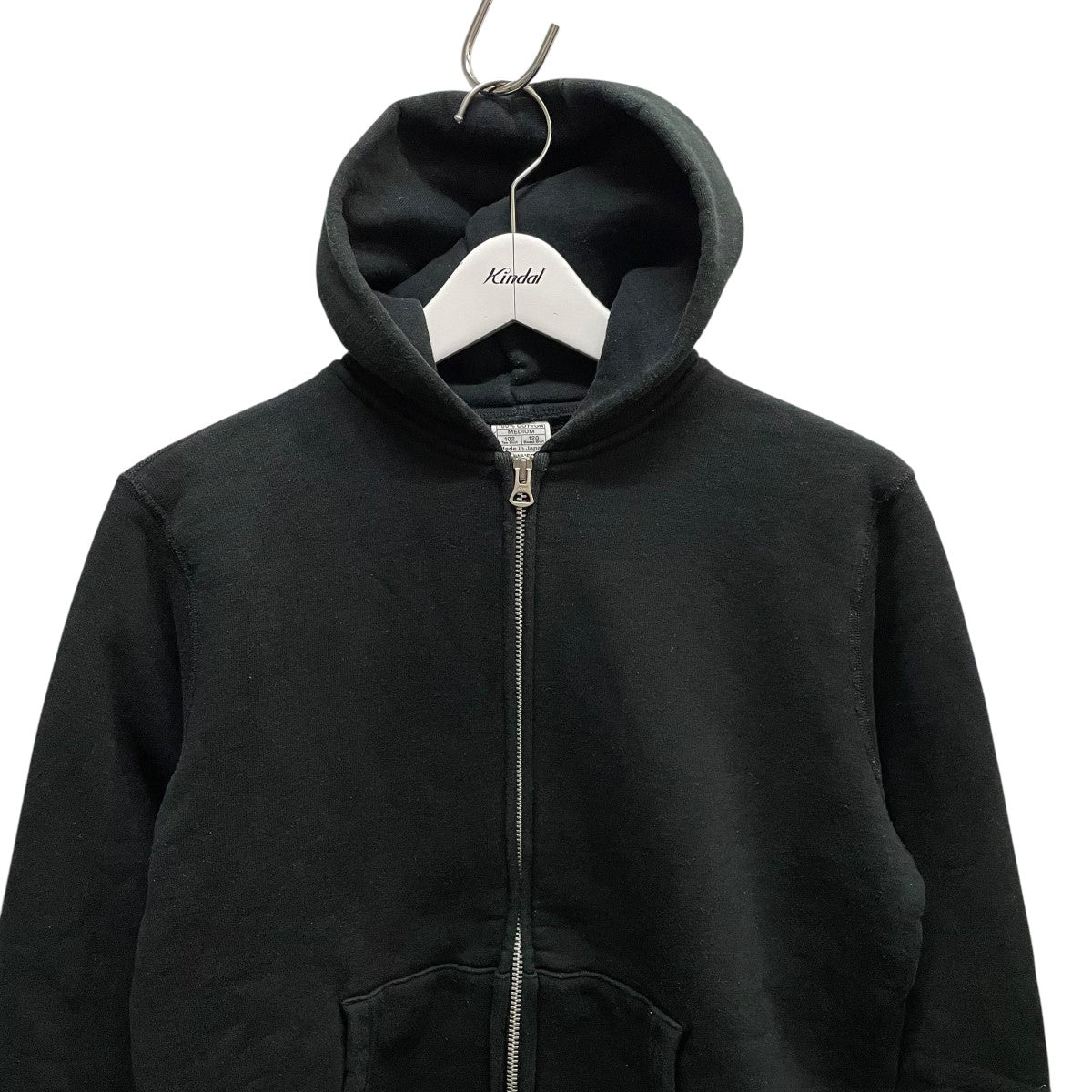 【新品未使用】LOOPWHEELER ダブルジップアップパーカー　カーキ　M 新品未使用】LOOPWHEELER ダブルジップアップパーカー カーキ M