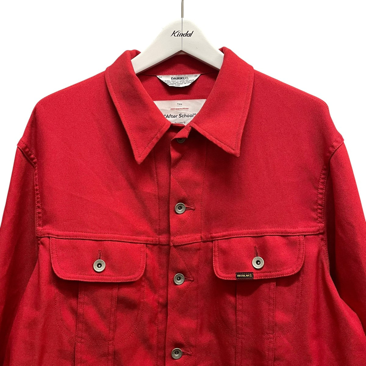 ジャケット・アウター DAIRIKU Polyester Jacket ttt sugerhill DAIRIKU(ダイリク) Regular Polyester Jacket レッド サイズ L