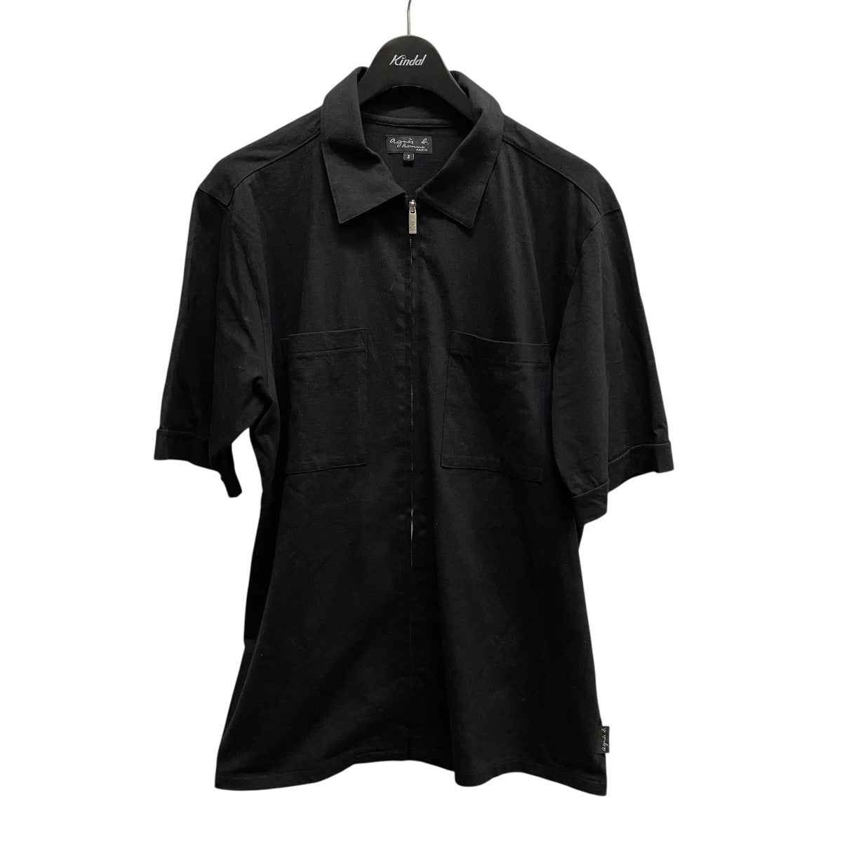 美品　agnes b. homme 00’sビンテージ 半袖シャツ ブラック agnes b homme(アニエスベーオム) 半袖カットソー1138J000
