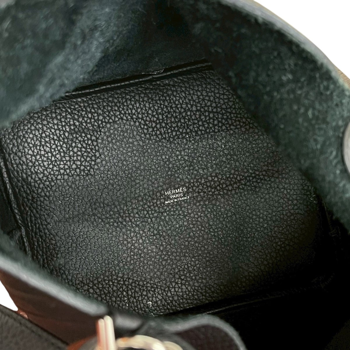 HERMES(エルメス) ピコタンMMハンドバッグ Z刻印 ブラック