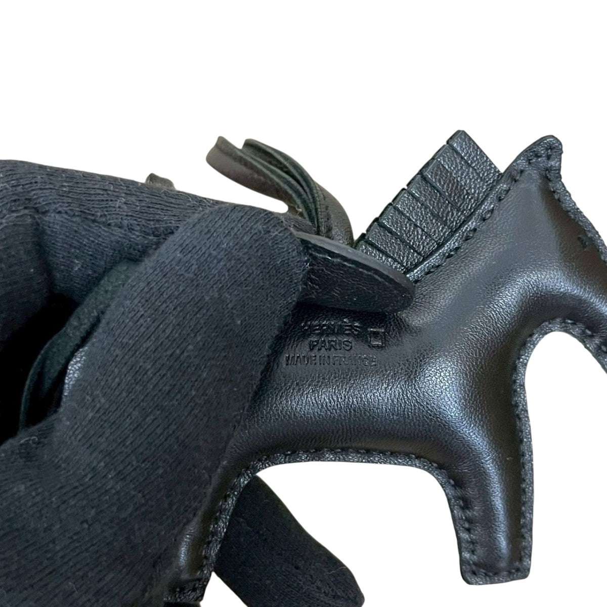 エルメス　美品　ロデオPM ピーチスキン　クロコ　ブラック　Z刻印 HERMES(エルメス) ロデオPM タッチクロコ チャーム Z刻印 ブラック