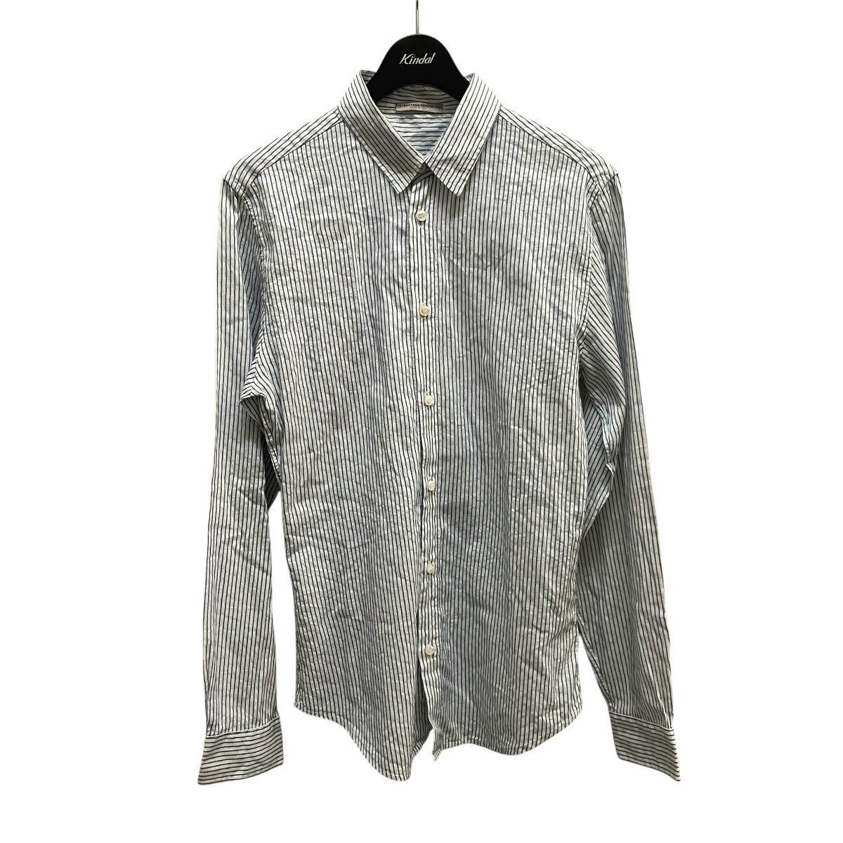 ★BOTTEGA VENETA★ストライプ コットン Tシャツ BOTTEGA VENETA(ボッテガヴェネタ) ストライプシャツ ブルー