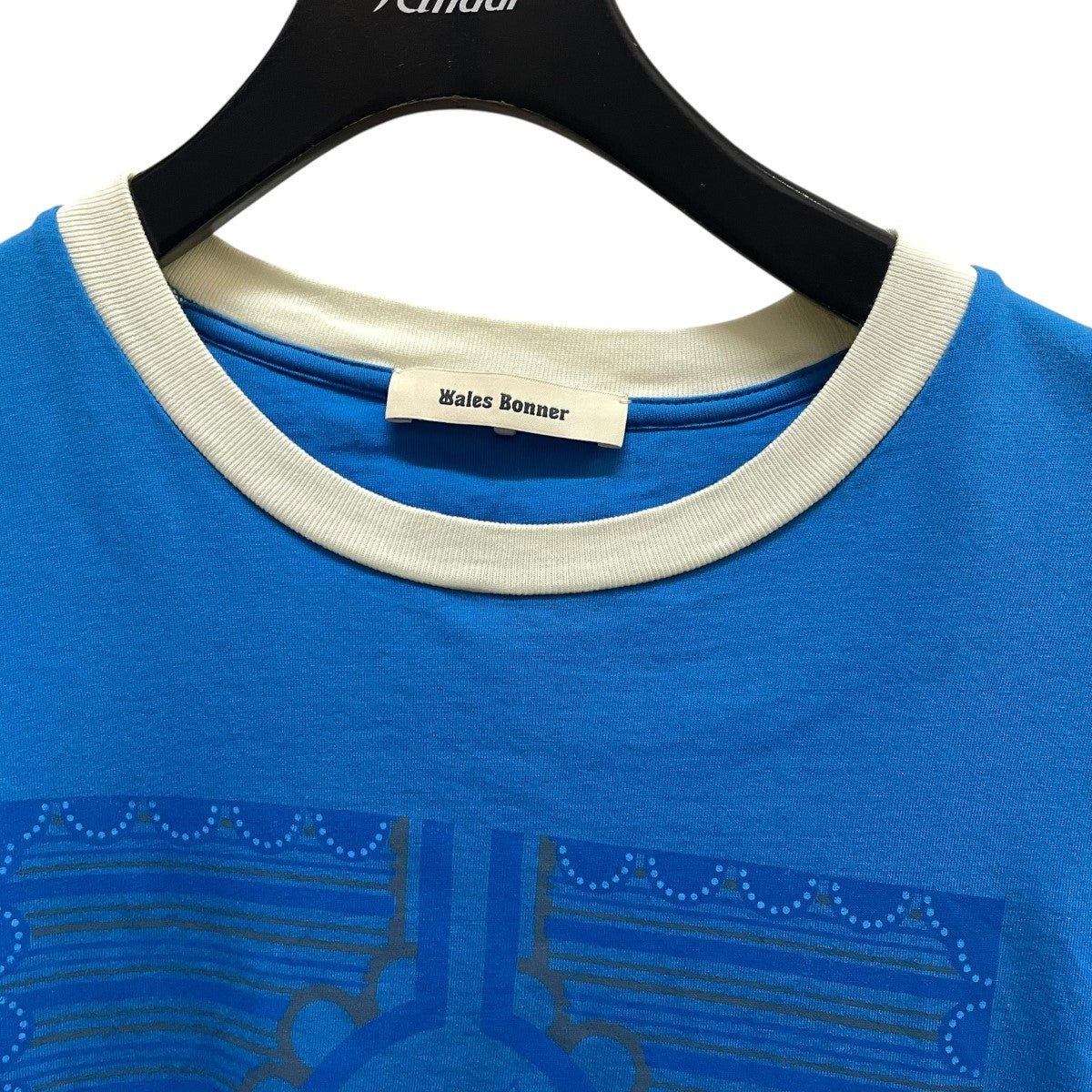 WALES BONNER HORIZON BLUEリンガーTシャツ 古着・中古-3枚目のアイテム画像