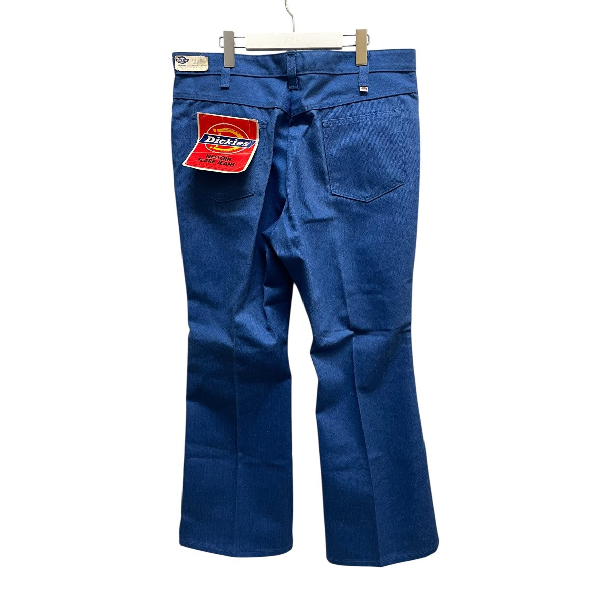 70s Dickies twill flare pants usa製 Dickies(ディッキーズ) 70sWESTERN FLARE JEANSパンツ ブルー