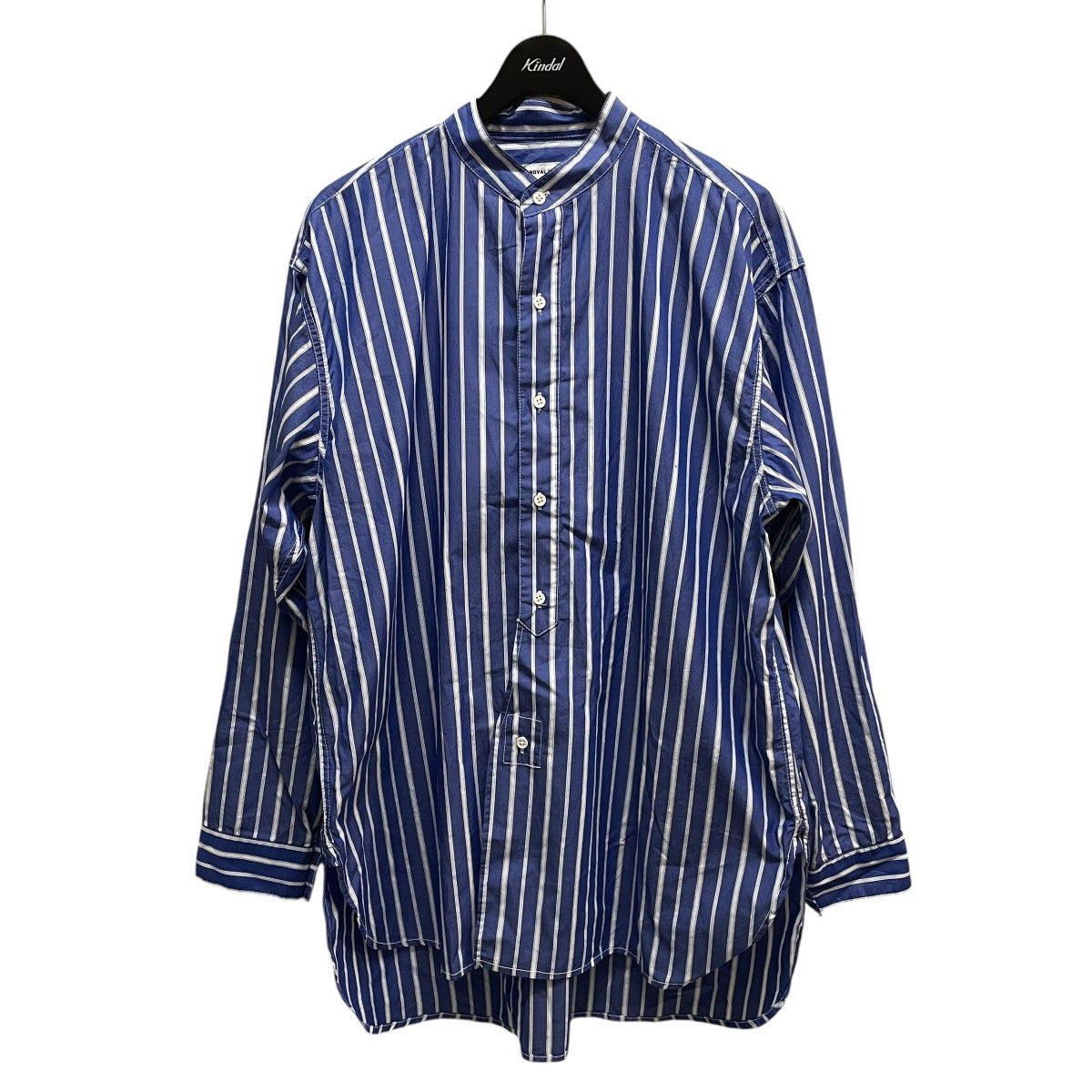 コットンバンドカラーストライプシャツRN99SWBS83