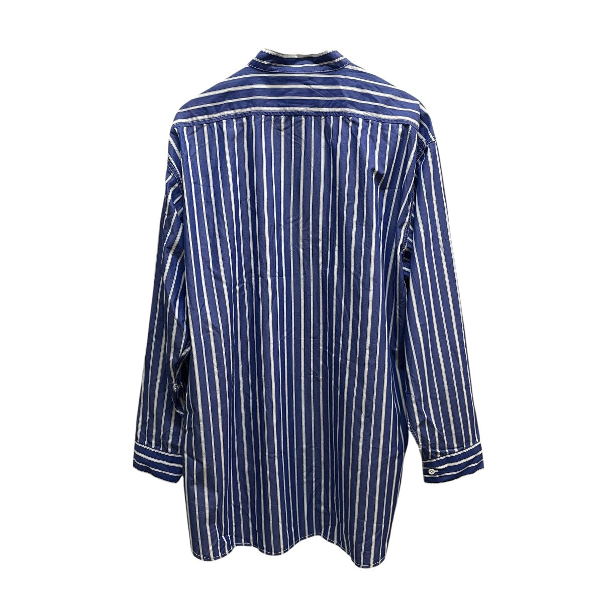  NAVY (ロイヤルネイビー） コットンバンドカラーストライプシャツ ROYAL NAVY ロイヤルネイビー コットン バンドカラー ストライプ