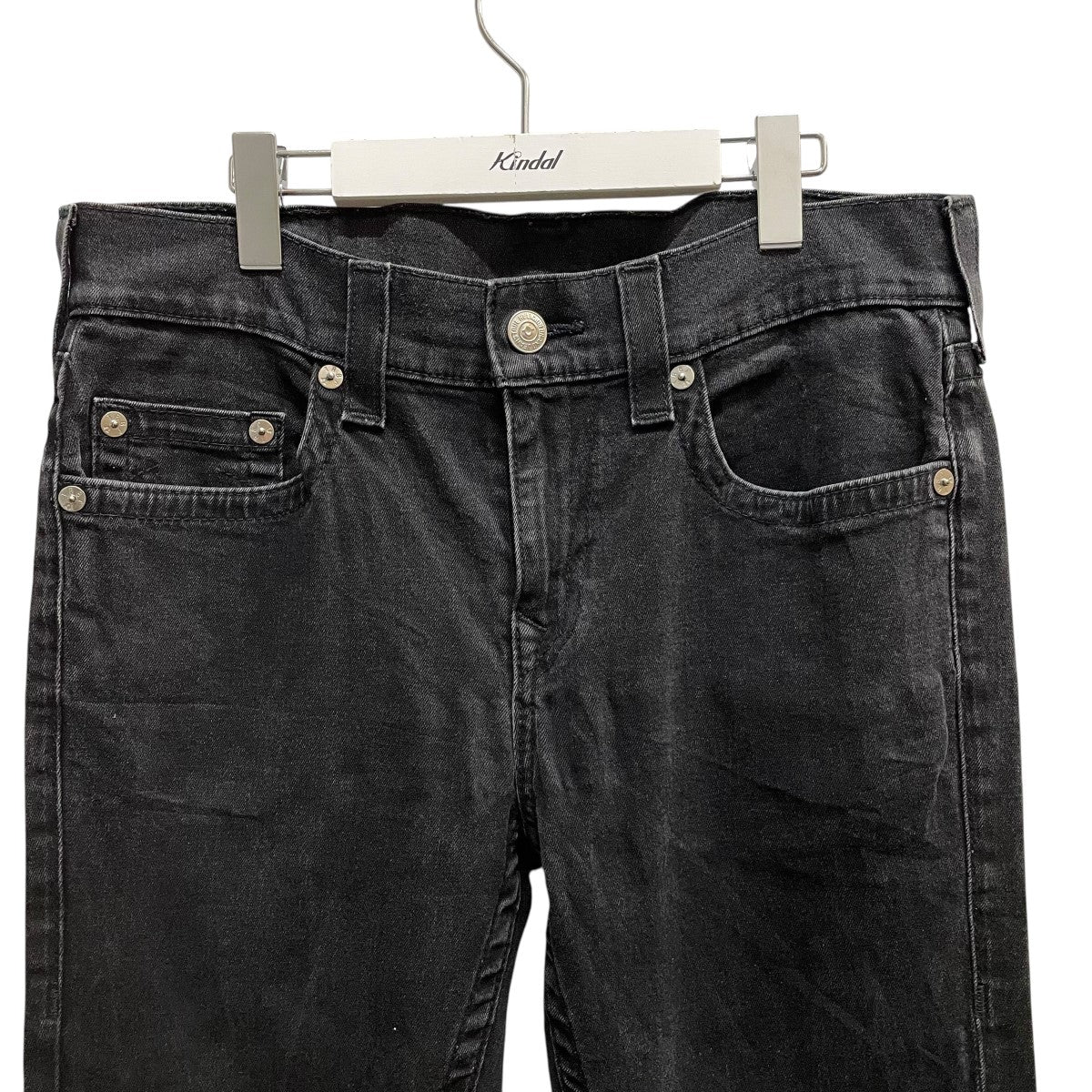True religion ブラックデニムパンツ　ジーンズ　黒　USA製　32 True Religion トゥルーレリジョン Ricky Flap SN32 Black
