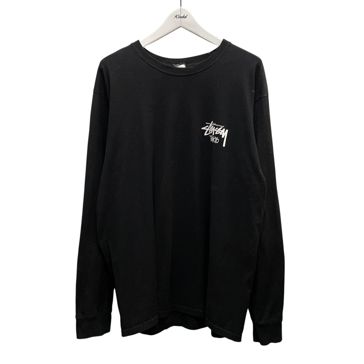 Stussy 長袖カットソー ブラック stussy(ステューシー) 長袖カットソー ブラック サイズ L