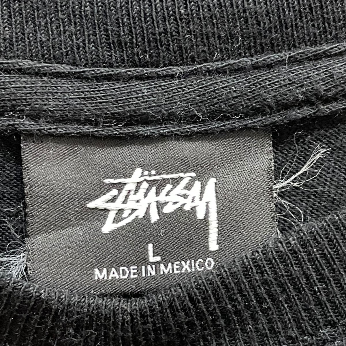 Stussy 長袖カットソー ブラック STUSSY - stussy ステューシー 長袖 ロンT カットソー