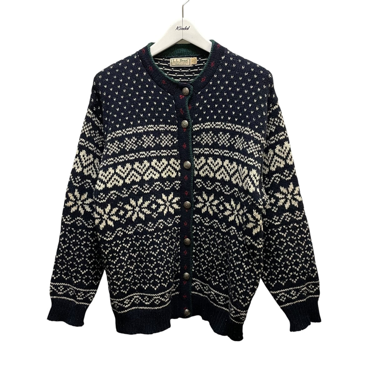 L．L．Bean(エルエルビーン) ニットカーディガン ネイビー