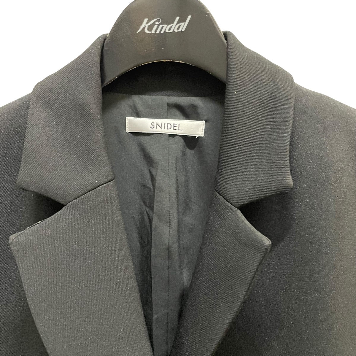 新品タグ付☆スナイデル ベルトセットジャケットミニワンピース☆黒☆size1 M Snidel(スナイデル) ジャケットミニワンピースSWFO225032
