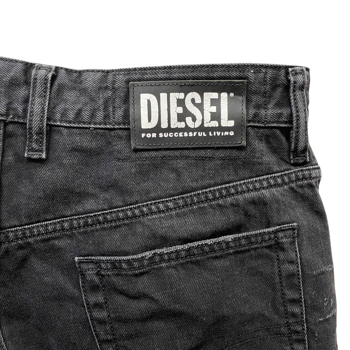 【夢買います】夢割引実施中✨　新品未使用　DIESEL ブラックジーンズ　w28 DIESEL(ディーゼル) D-WILLOHデニムショートパンツ ブラック