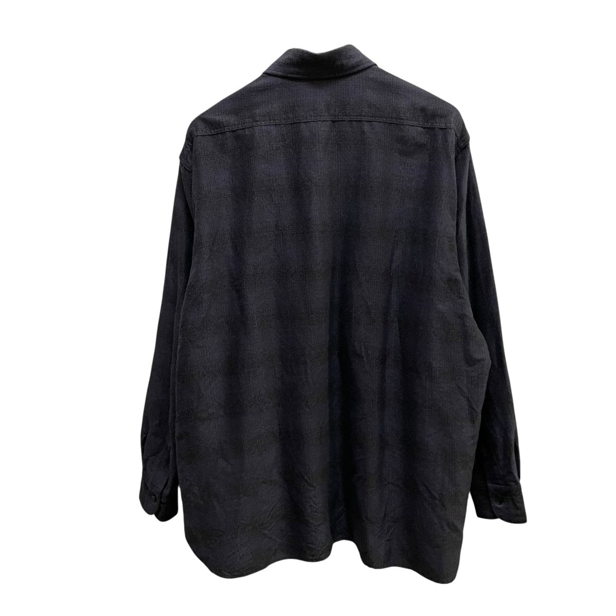 COMOLI 21AW ウールシルクワークチェックシャツ 3 COMOLI ウールシルクワークシャツ