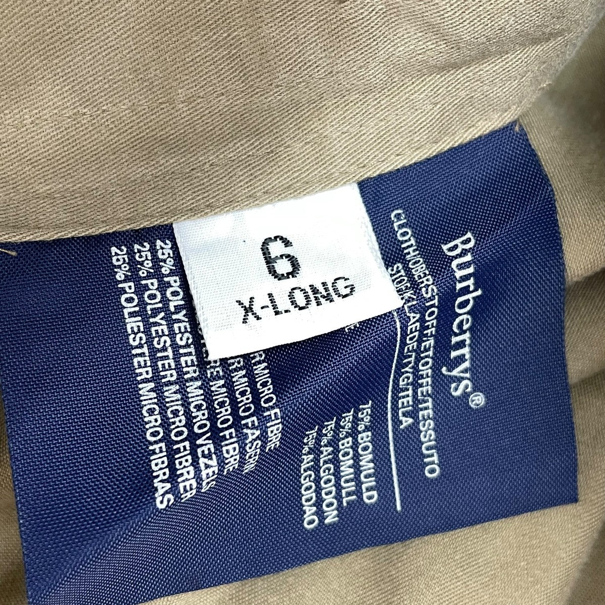 Burberry’s ステンカラーコート 古着・中古-8枚目のアイテム画像