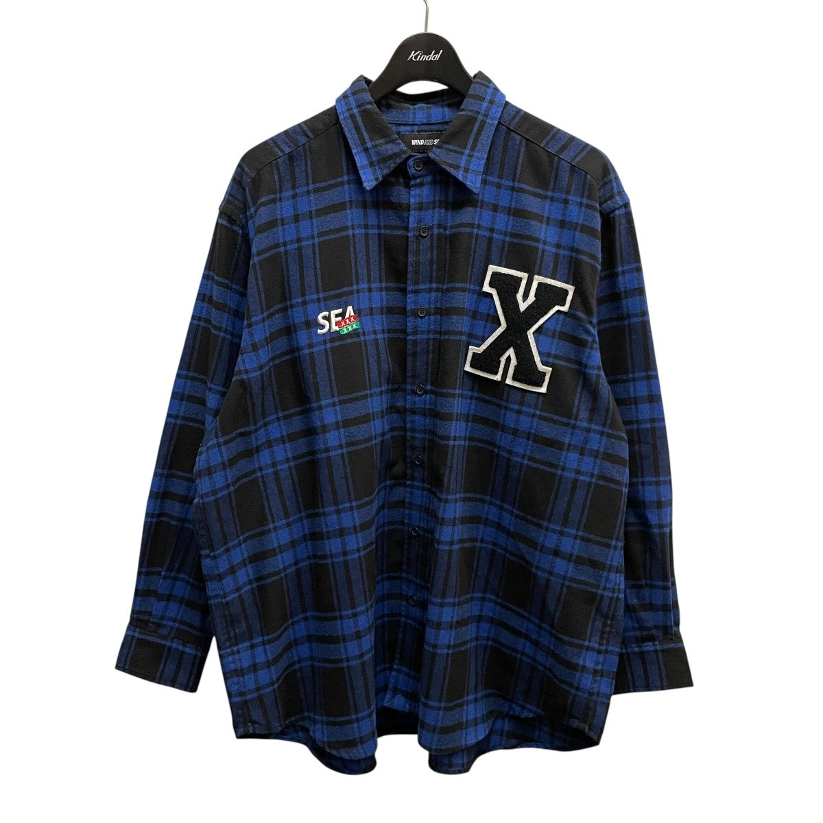 WIND AND SEA×GOD SELECTION XXX チェックシャツWDS-XXX-21A-05
