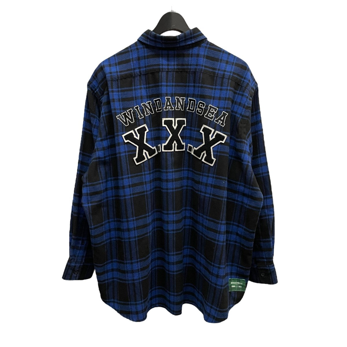 WIND AND SEA×GOD SELECTION XXX チェックシャツWDS-XXX-21A-05 WDS
