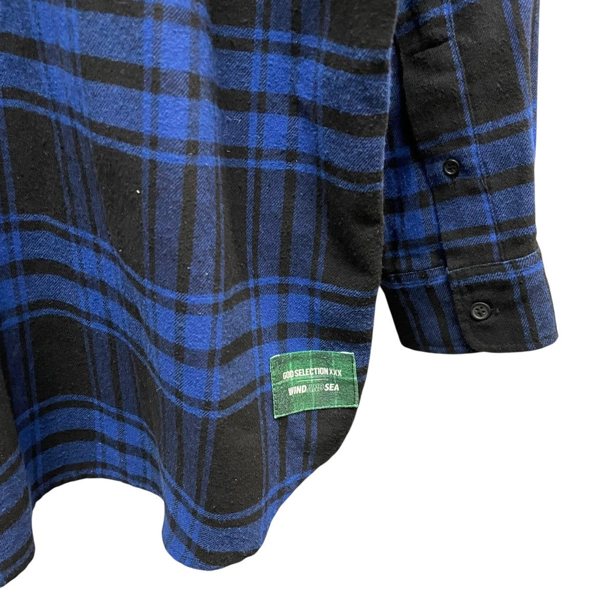 WIND AND SEA×GOD SELECTION XXX チェックシャツWDS-XXX-21A-05 WDS