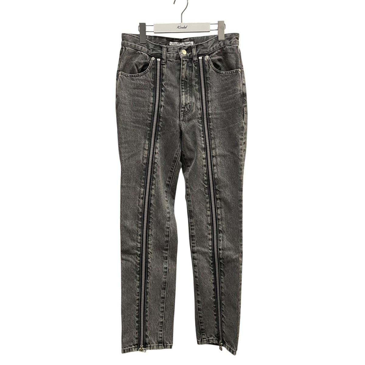 JOHN LAWRENCE SULLIVAN 19SSWASHED DENIM ZIPPED JEANSデニムパンツ2A026-0319-59 古着・中古-1枚目のアイテム画像