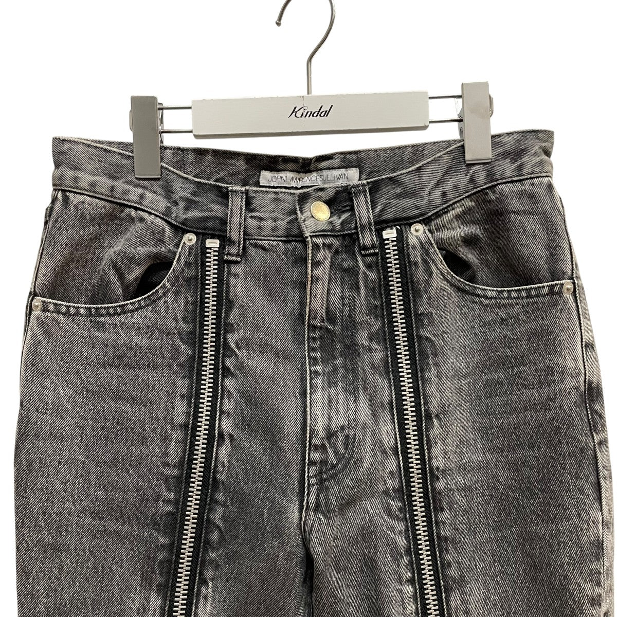 JOHN LAWRENCE SULLIVAN 19SSWASHED DENIM ZIPPED JEANSデニムパンツ2A026-0319-59 古着・中古-3枚目のアイテム画像