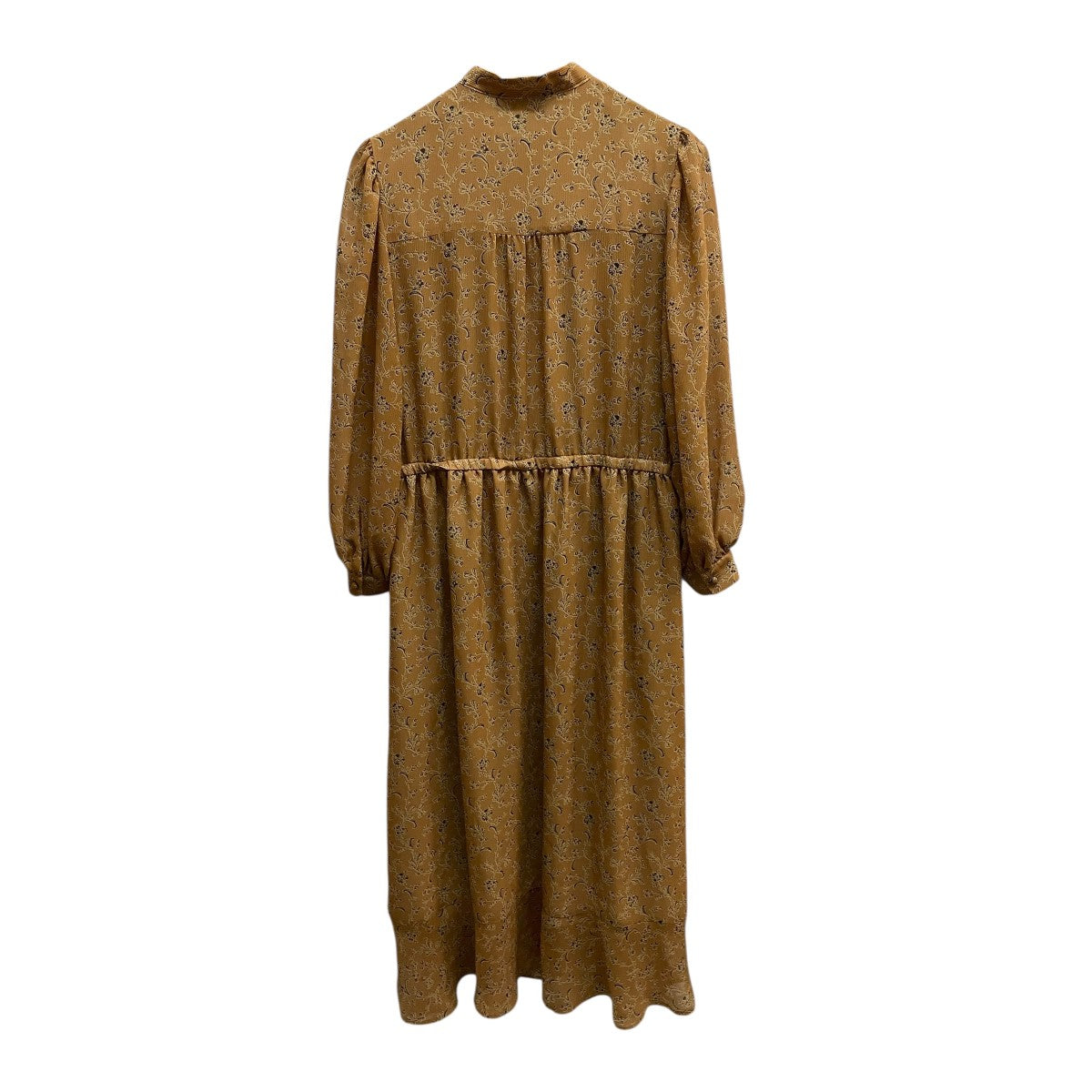 楊柳花柄ワンピース