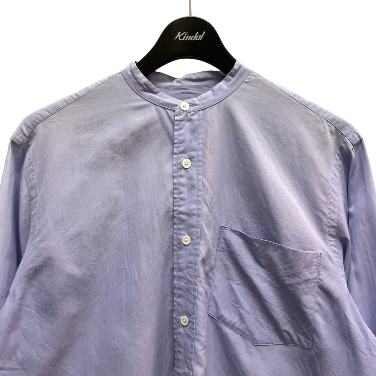 COMOLI(コモリ) バンドカラーシャツP01-02002 19SS P01-02002 19SS